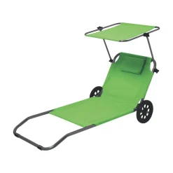CRIVIT Strand- und Transportliege, mit Sonnendach - B-Ware