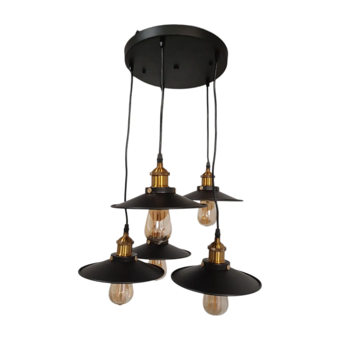 CrownLED Pendelleuchte, 5-flammig, schwarz - B-Ware sonstiges