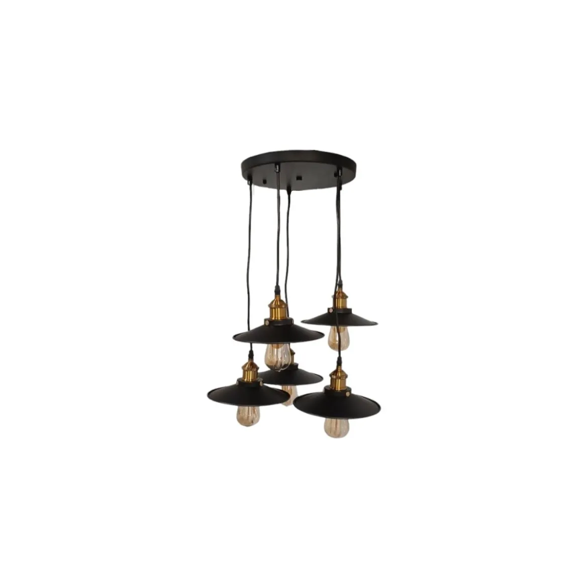 CrownLED Pendelleuchte, 5-flammig, schwarz - B-Ware sonstiges