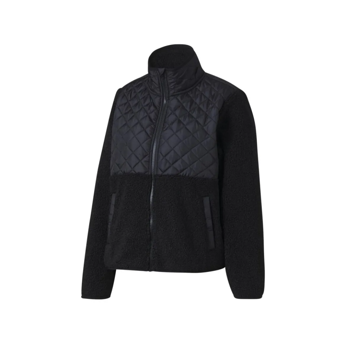 Damen Fleecejacke aus Lammfellimitat - B-Ware