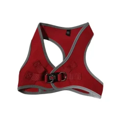 DDOXX Brustgeschirr Air Mesh, XL, rot - B-Ware gut