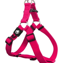 DDOXX Hundegeschirr Nylon, Step-In, Verstellbar, Ausbruchsicher, Pink, XS - B-Ware sehr gut