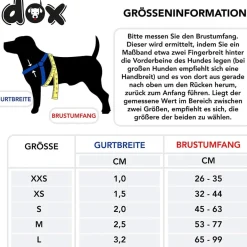 DDOXX Hundegeschirr Nylon, Step-In, Verstellbar, Blau, S - B-Ware sehr gut