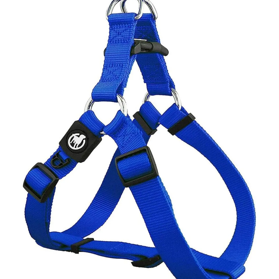 DDOXX Hundegeschirr Nylon, Step-In, Verstellbar, Blau, S - B-Ware sehr gut