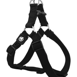 DDOXX Hundegeschirr Nylon, Step-In, Verstellbar, Schwarz, S - B-Ware sehr gut