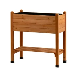 DOBAR Hochbeet, aus Holz, L 75 x B 37 x H 79 cm - B-Ware neuwertig