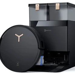 ECOVACS Saugroboter DEEBOT X8 PRO OMNI, mit Wischfunktion, schwarz/gold - B-Ware gebraucht