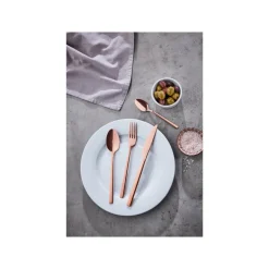 ERNESTO® Edelstahl-Besteck-Set, 16-teilig (Roségold) - B-Ware sehr gut