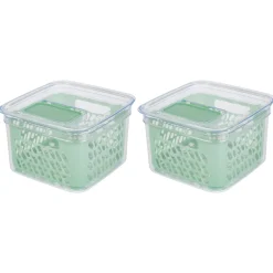 ERNESTO® Kühlschrankaufbewahrung Frischebox, mit Frischeventil - B-Ware