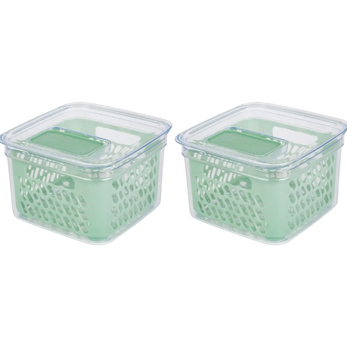 ERNESTO® Kühlschrankaufbewahrung Frischebox, mit Frischeventil - B-Ware