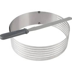 ERNESTO® Tortenbodenheber/ Kuchenschneidhilfe inkl. Messer (Kuchenschneidhilfe) - B-Ware sehr gut