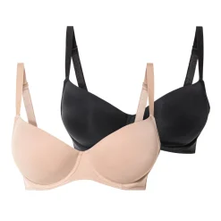 esmara® Damen Bügel-BHs, 2 Stück, gepaddet Cups - B-Ware