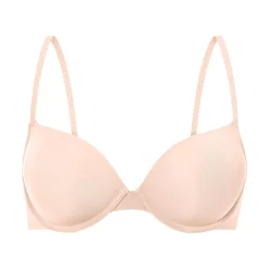 esmara® Damen-Bügel-BHs, 2 Stück, mit gepaddeten Cups, 80B, schwarz/beige - B-Ware sehr gut