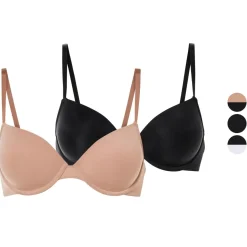 esmara® Damen Bügel BHs, 2-Stück mit verstellbaren Trägern - B-Ware