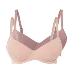 esmara® Damen Bügel-BHs, 2 Stück, vorgeformte Cups - B-Ware