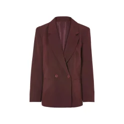 esmara® Damen-Blazer, mit Reverskragen, 46, bordeaux - B-Ware beschädigt
