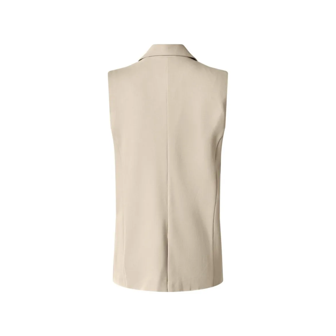Esmara® Damen Blazer Weste, 44, beige - B-Ware neuwertig