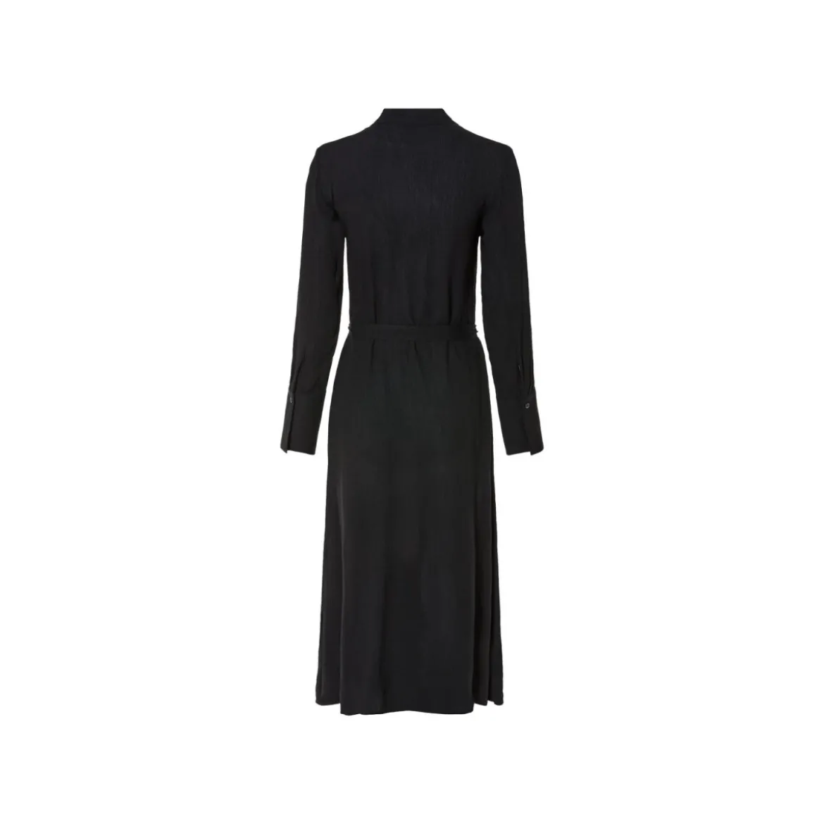 esmara® Damen Blusenkleid, 3/4-Länge, mit Kentkragen (Schwarz, 42) - B-Ware neuwertig