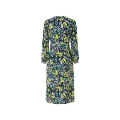 esmara® Damen Blusenkleid, Midi-Länge, leicht ausgestellt geschnitten - B-Ware