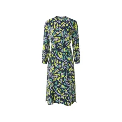 esmara® Damen Blusenkleid, Midi-Länge, leicht ausgestellt geschnitten - B-Ware