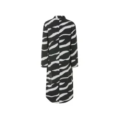 esmara® Damen Blusenkleid, mit Krempelfunktion - B-Ware
