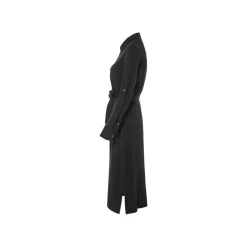 ESMARA® Damen Blusenkleid, mit Seitenschlitzen (Schwarz, 42) - B-Ware sehr gut