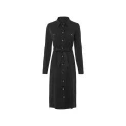 ESMARA® Damen Blusenkleid, mit Seitenschlitzen (Schwarz, 42) - B-Ware sehr gut