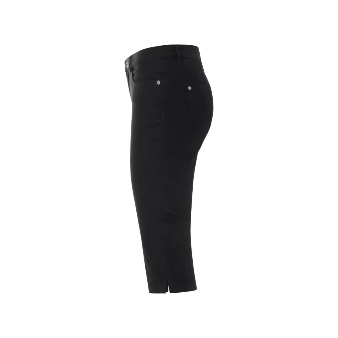 esmara® Damen-Capri-Jeans, Super Skinny, normale Leibhöhe, 36, schwarz - B-Ware neuwertig