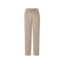 esmara® Damen Cargohose, leger geschnitten (Beige, M(40/42)) - B-Ware sehr gut