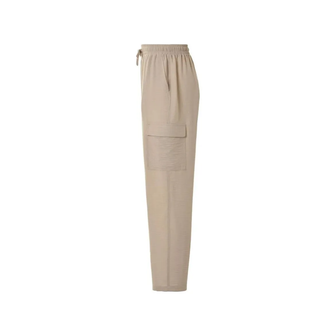 esmara® Damen Cargohose, leger geschnitten (Beige, M(40/42)) - B-Ware sehr gut