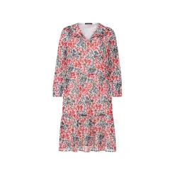 esmara® Damen Chiffonkleid, mit Rüschenbesatz - B-Ware