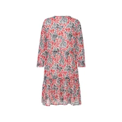 esmara® Damen Chiffonkleid, mit Rüschenbesatz - B-Ware