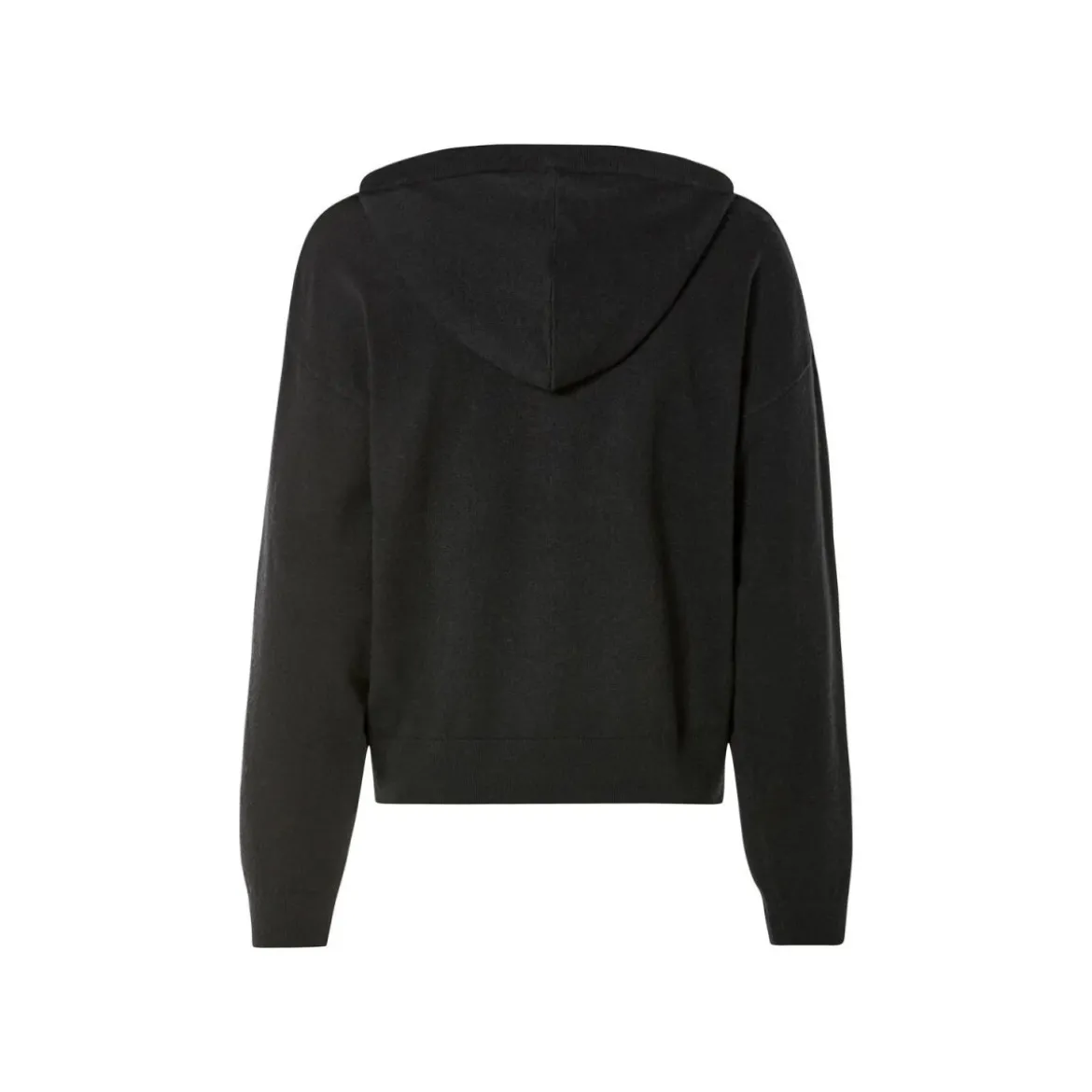 esmara® Damen Feinstrickpullover/ Feinstrick-Hoodie, leger geschnitten (Schwarz, S(36/38)) - B-Ware neuwertig