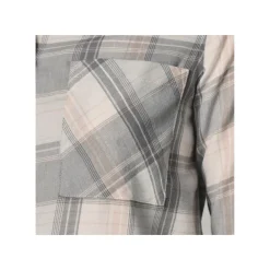 esmara® Damen Flanellbluse (Grau, L(44/46)) - B-Ware neuwertig