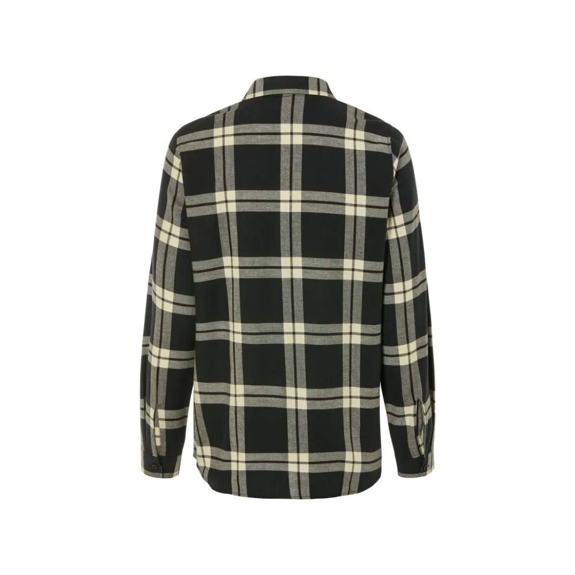 esmara® Damen Flanell-Bluse, leger geschnitten (Schwarz, XS(32/34)) - B-Ware neuwertig