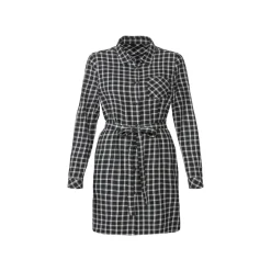 esmara® Damen Flanell-Longbluse aus reiner Baumwolle - B-Ware