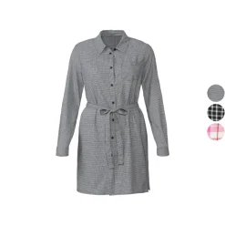 esmara® Damen Flanell-Longbluse aus reiner Baumwolle - B-Ware