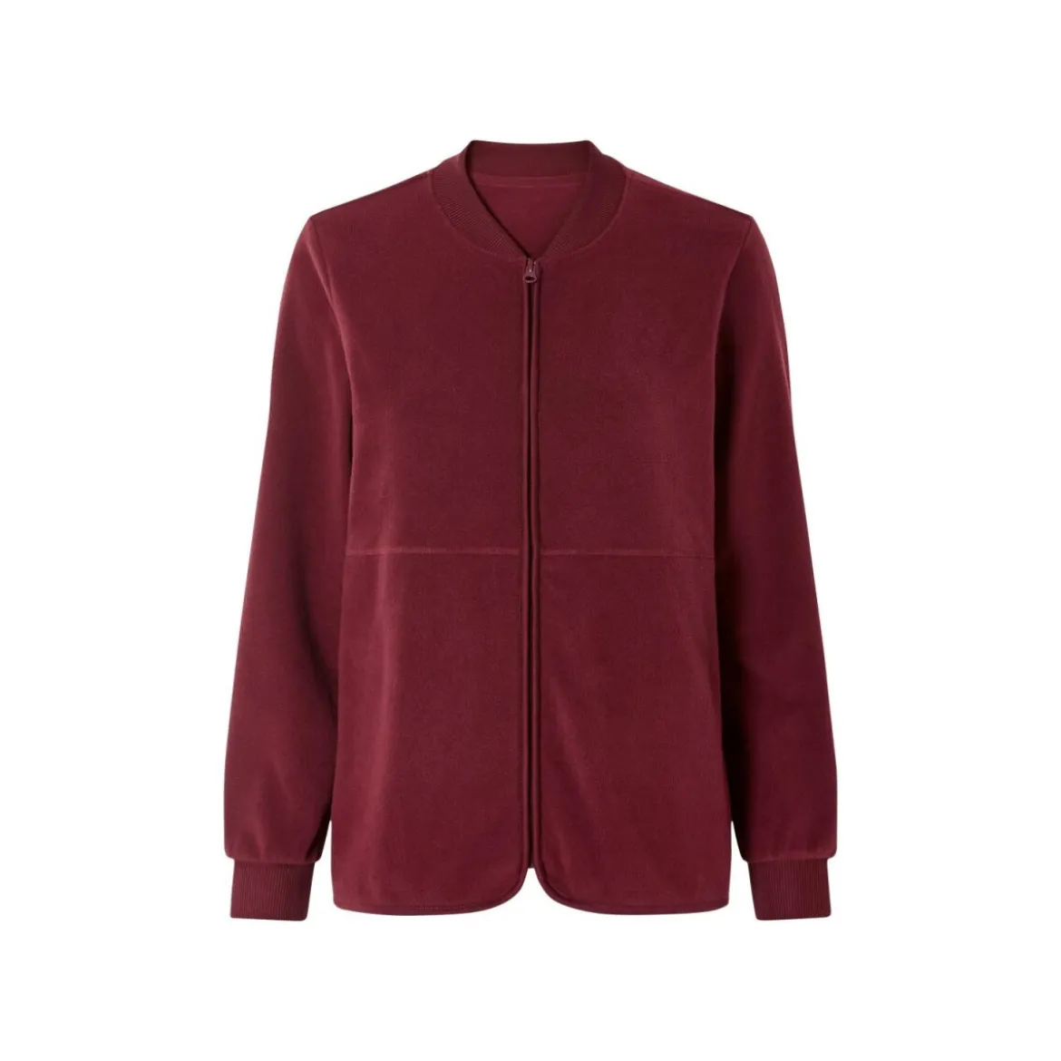 esmara® Damen Fleecejacke, kuschelig weich und warm (Rot, M(40/42)) - B-Ware neuwertig