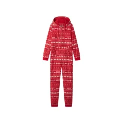 esmara® Damen Fleece-Jumpsuit (Rot, M(40/42)) - B-Ware neuwertig