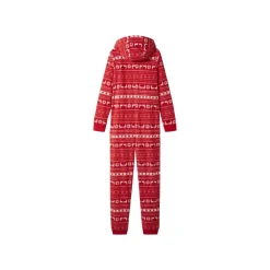 esmara® Damen Fleece-Jumpsuit (Rot, M(40/42)) - B-Ware neuwertig