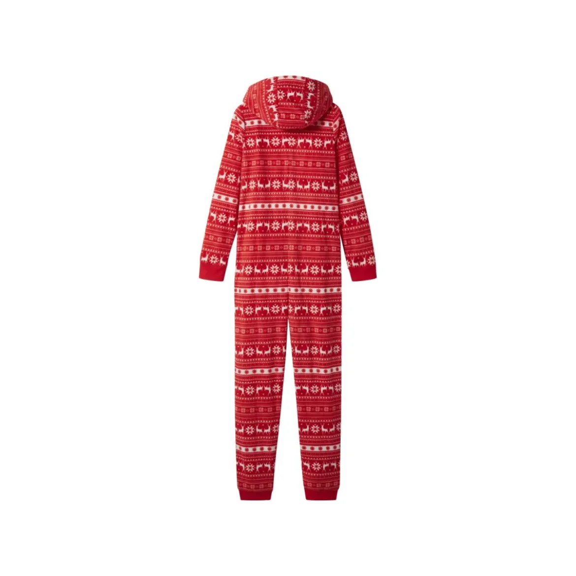 esmara® Damen Fleece-Jumpsuit (Rot, M(40/42)) - B-Ware neuwertig