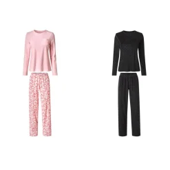 esmara® Damen Fleece-Pyjama - B-Ware