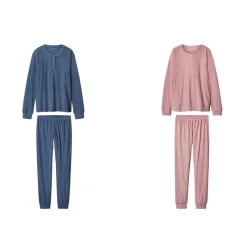 esmara® Damen Frottee-Pyjama - B-Ware