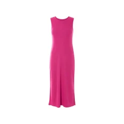 esmara® Damen Geripptes Kleid, figurbetont geschnitten (Pink, S(36/38)) - B-Ware neuwertig