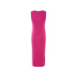 esmara® Damen Geripptes Kleid, figurbetont geschnitten (Pink, S(36/38)) - B-Ware neuwertig