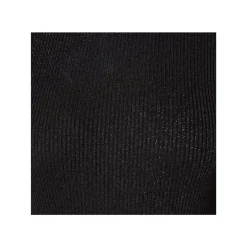 esmara® Damen Geripptes Strickkleid mit edlem Glitzereffekt (schwarz, XS (32/34)) - B-Ware neuwertig