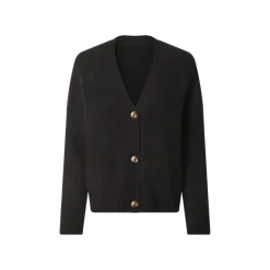 esmara® Damen Grobstrick-Cardigan (Schwarz, L(44/46)) - B-Ware neuwertig
