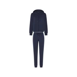 esmara® Damen Hausanzug, mit seitlichen Eingrifftaschen (Navy, XS(32/34)) - B-Ware neuwertig