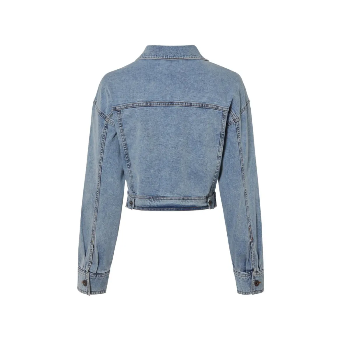 ESMARA® Damen Jeansjacke mit aufgesetzten Brusttaschen (Hellblau, 38) - B-Ware neuwertig