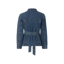 esmara® Damen Jeansjacke, mit modisch überschnittenen Schultern (Blau, 40) - B-Ware neuwertig